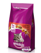 WHISKAS Briketi za mačke Govedina, 1+ godina